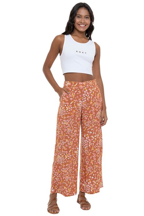 Calça Roxy Midnight Avenue Baked Clay Dancing Days