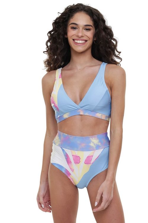 Biquíni Roxy Popsurf Colors Azul