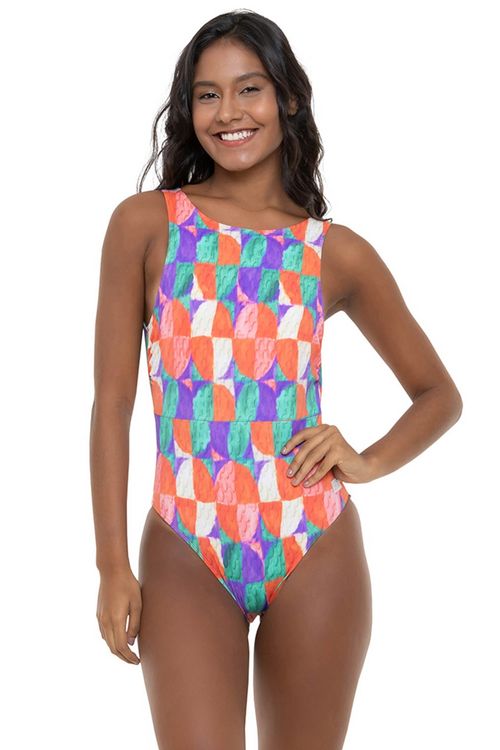 Maiô Roxy Stella Jean One Piece Holly Green Zo