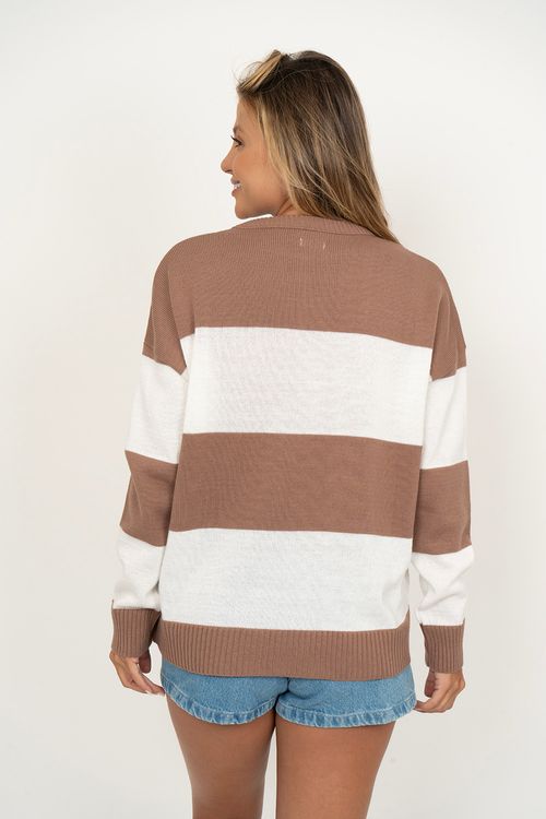 Tricot Roxy Free Time Marrom
