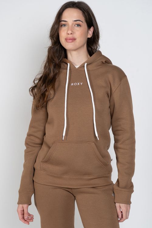 Moletom Roxy Fech Chic Basic Marrom