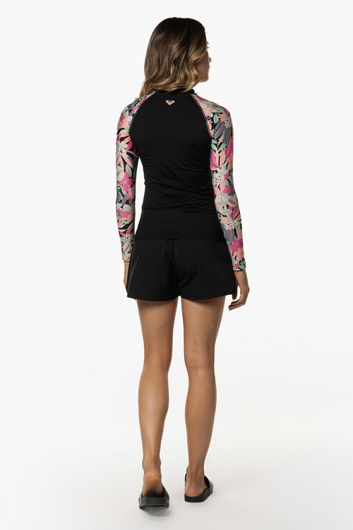 Camiseta Roxy Surf M/L Active Lycra