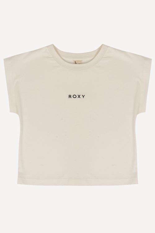 Blusa Roxy M/C Basic Girl Off White