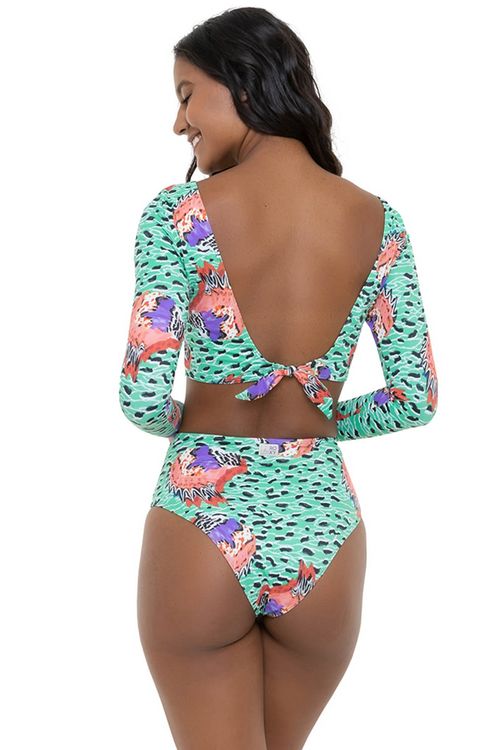 Biquíni Roxy Calcinha Stella Jean X Roxy Mod Holy Green Melie