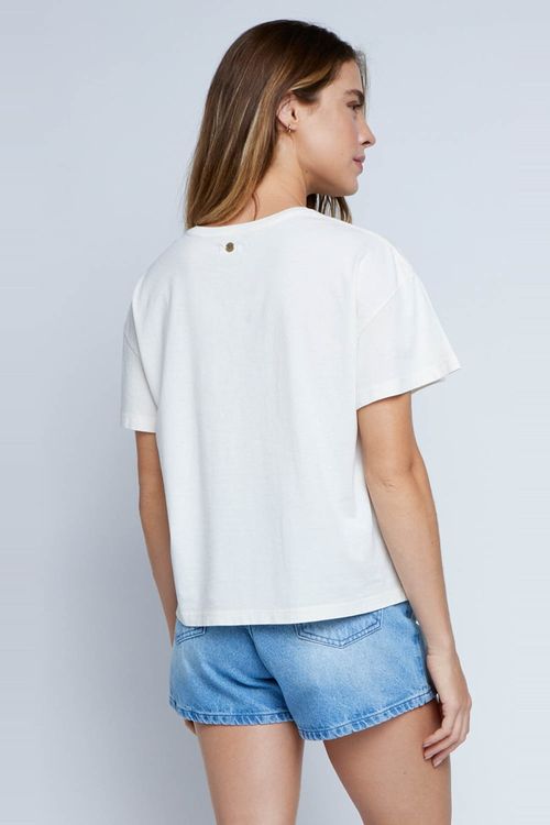 Blusa M/C Dreamers Women Off White