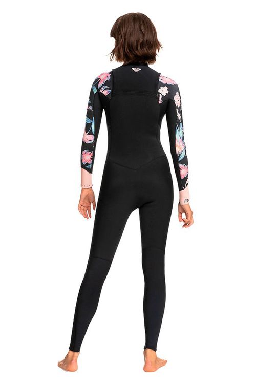 Wetsuit Roxy 3/2 Swell Series Fz Gbs Anthracite Paradise Found