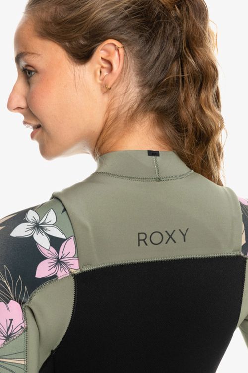 Wetsuit Roxy 3/2 Elite Xt Stretch Fz Gbs Black