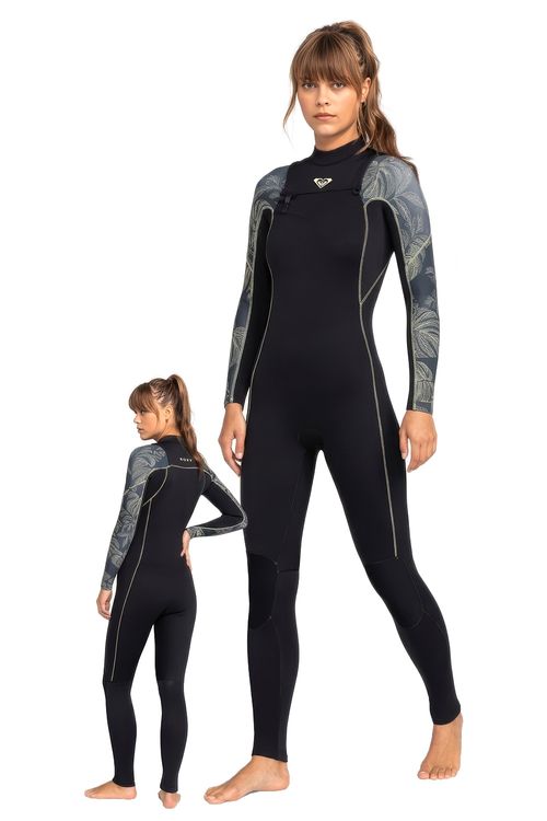Wetsuit Roxy 3/2 Elite Xt Stretch Fz Gbs Black