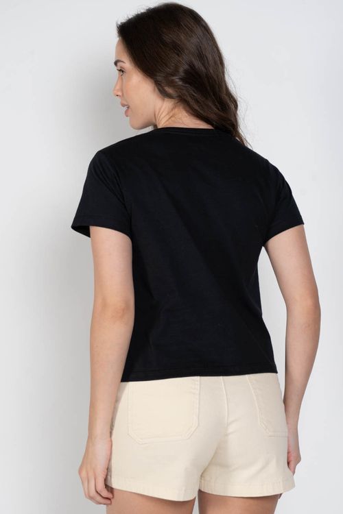 Blusa Roxy M/C Roxy Arc Preto