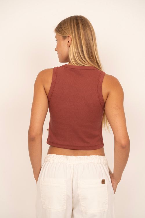 Regata Roxy Logo Embroidery Vinho