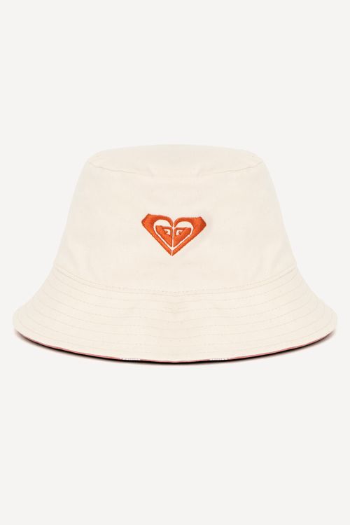 Chapeu Roxy Seashells Bucket Telha
