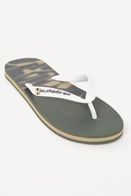 Chinelo Quiksilver Molokai Hypnozoom Verde Militar