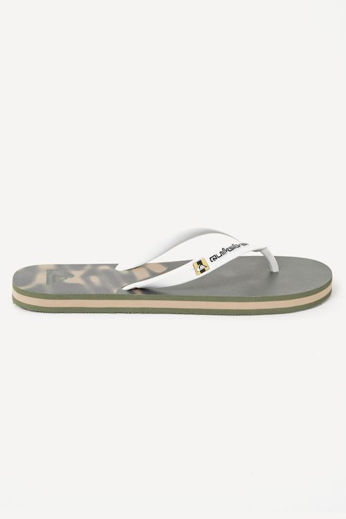 Chinelo Quiksilver Molokai Hypnozoom Verde Militar