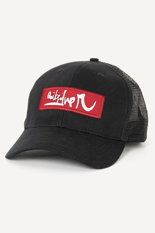 Boné Quiksilver Young Guns Trucker Preto
