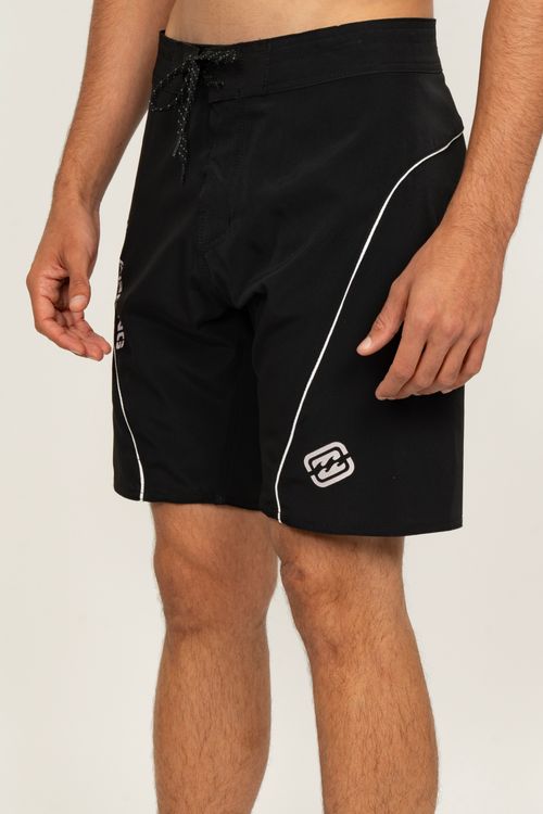 Boardshort Billabong Straddie Solid Pro 19 Preto