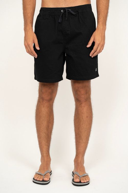 Bermuda Billabong Larry Layback Twill Preto