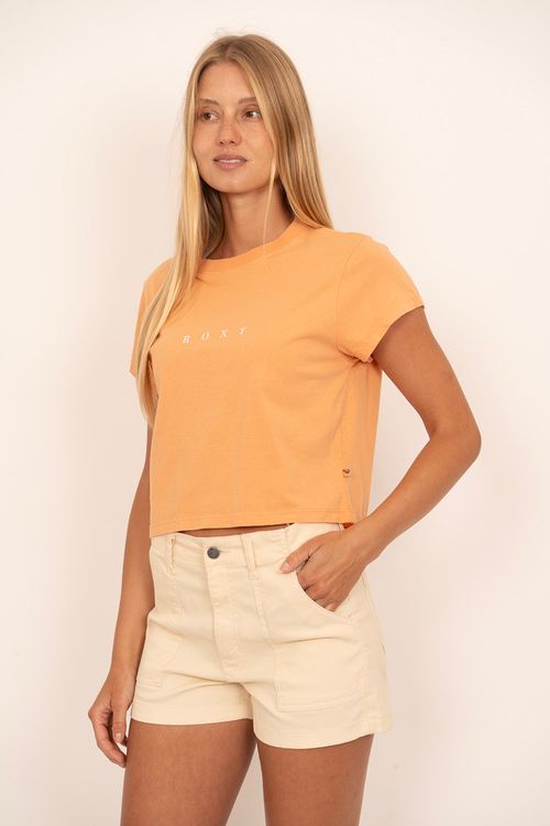 Blusa Roxy M/C Space Roxy Telha