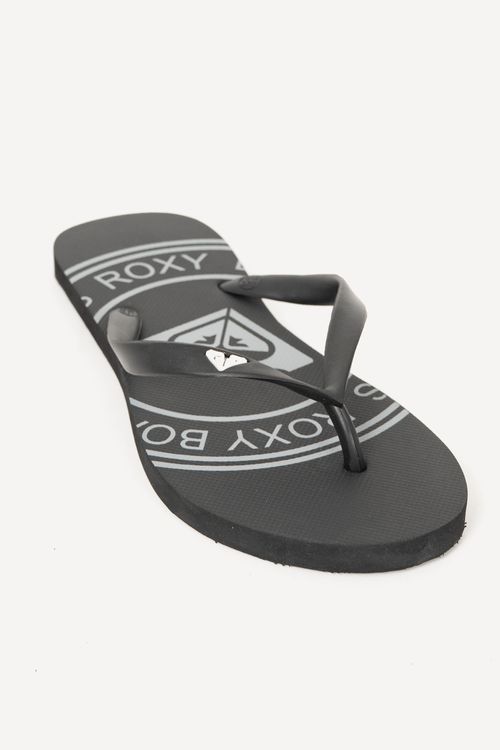 Chinelo Roxy Round Preto