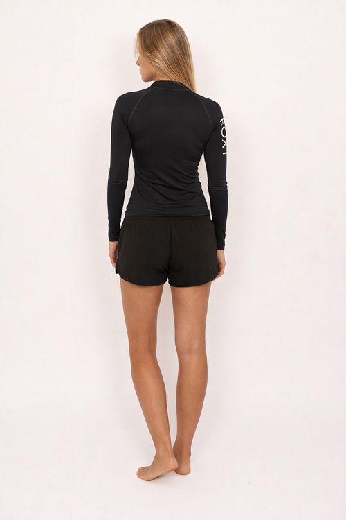 Camiseta Roxy Surf M/L Wholehearted Preto